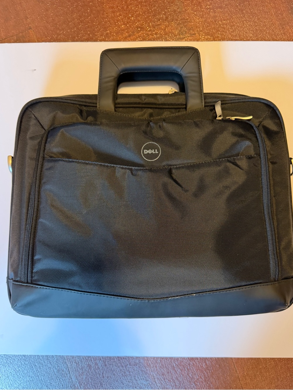 DELL COMPUTER LAPTOP BRIEFCASE SHOULDER/MESSENGER NYLON BAG BLACK STRAP NEW